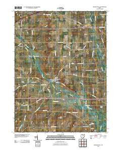 Jeromesville Ohio Historical topographic map, 1:24000 scale, 7.5 X 7.5 Minute, Year 2010