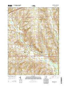 Jeromesville Ohio Historical topographic map, 1:24000 scale, 7.5 X 7.5 Minute, Year 2013