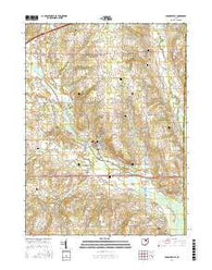 Jeromesville Ohio Current topographic map, 1:24000 scale, 7.5 X 7.5 Minute, Year 2016