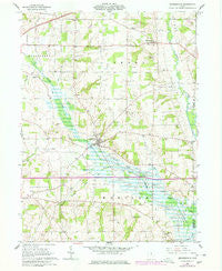 Jeromesville Ohio Historical topographic map, 1:24000 scale, 7.5 X 7.5 Minute, Year 1961