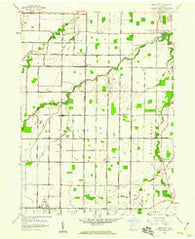 Jerry City Ohio Historical topographic map, 1:24000 scale, 7.5 X 7.5 Minute, Year 1958