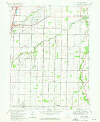Jerry City Ohio Historical topographic map, 1:24000 scale, 7.5 X 7.5 Minute, Year 1969