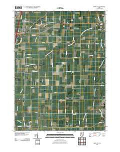 Jerry City Ohio Historical topographic map, 1:24000 scale, 7.5 X 7.5 Minute, Year 2010