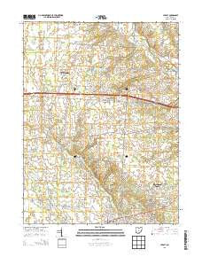Jersey Ohio Historical topographic map, 1:24000 scale, 7.5 X 7.5 Minute, Year 2013