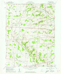 Jersey Ohio Historical topographic map, 1:24000 scale, 7.5 X 7.5 Minute, Year 1961