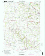 Jersey Ohio Historical topographic map, 1:24000 scale, 7.5 X 7.5 Minute, Year 1961