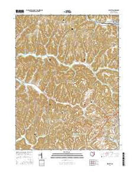 Jewett Ohio Current topographic map, 1:24000 scale, 7.5 X 7.5 Minute, Year 2016