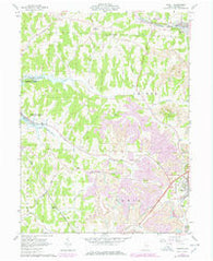 Jewett Ohio Historical topographic map, 1:24000 scale, 7.5 X 7.5 Minute, Year 1961