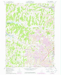 Jewett Ohio Historical topographic map, 1:24000 scale, 7.5 X 7.5 Minute, Year 1961
