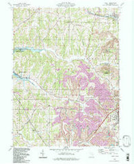 Jewett Ohio Historical topographic map, 1:24000 scale, 7.5 X 7.5 Minute, Year 1994