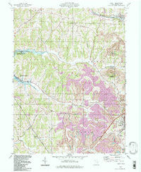 Jewett Ohio Historical topographic map, 1:24000 scale, 7.5 X 7.5 Minute, Year 1994