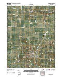 Johnstown Ohio Historical topographic map, 1:24000 scale, 7.5 X 7.5 Minute, Year 2010