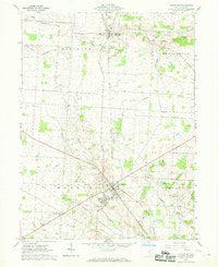 Johnstown Ohio Historical topographic map, 1:24000 scale, 7.5 X 7.5 Minute, Year 1961