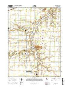 Junction Ohio Current topographic map, 1:24000 scale, 7.5 X 7.5 Minute, Year 2016