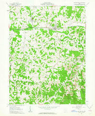 Junction City Ohio Historical topographic map, 1:24000 scale, 7.5 X 7.5 Minute, Year 1961