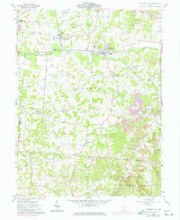 Junction City Ohio Historical topographic map, 1:24000 scale, 7.5 X 7.5 Minute, Year 1961