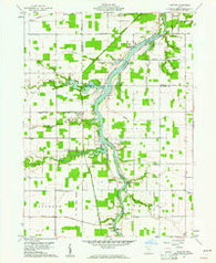Junction Ohio Historical topographic map, 1:24000 scale, 7.5 X 7.5 Minute, Year 1960
