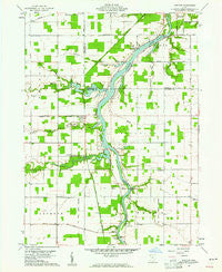 Junction Ohio Historical topographic map, 1:24000 scale, 7.5 X 7.5 Minute, Year 1960