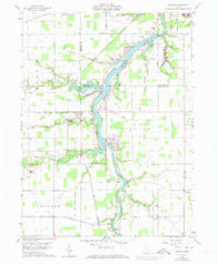 Junction Ohio Historical topographic map, 1:24000 scale, 7.5 X 7.5 Minute, Year 1960