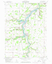 Junction Ohio Historical topographic map, 1:24000 scale, 7.5 X 7.5 Minute, Year 1960