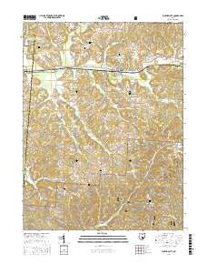 Junction City Ohio Current topographic map, 1:24000 scale, 7.5 X 7.5 Minute, Year 2016