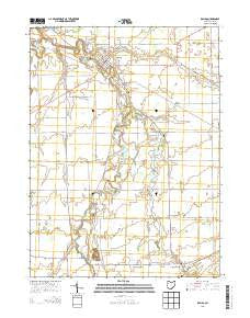 Kalida Ohio Historical topographic map, 1:24000 scale, 7.5 X 7.5 Minute, Year 2013