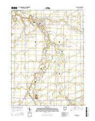Kalida Ohio Current topographic map, 1:24000 scale, 7.5 X 7.5 Minute, Year 2016