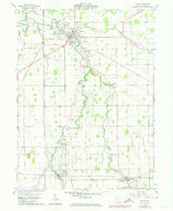 Kalida Ohio Historical topographic map, 1:24000 scale, 7.5 X 7.5 Minute, Year 1960