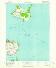 Kelleys Island Ohio Historical topographic map, 1:24000 scale, 7.5 X 7.5 Minute, Year 1959