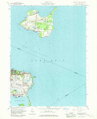 Kelleys Island Ohio Historical topographic map, 1:24000 scale, 7.5 X 7.5 Minute, Year 1959