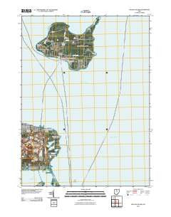 Kelleys Island Ohio Historical topographic map, 1:24000 scale, 7.5 X 7.5 Minute, Year 2010