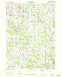 Kensington Ohio Historical topographic map, 1:24000 scale, 7.5 X 7.5 Minute, Year 1960