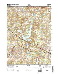 Kent Ohio Historical topographic map, 1:24000 scale, 7.5 X 7.5 Minute, Year 2013