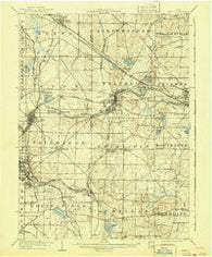 Kent Ohio Historical topographic map, 1:62500 scale, 15 X 15 Minute, Year 1906