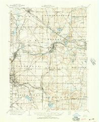 Kent Ohio Historical topographic map, 1:62500 scale, 15 X 15 Minute, Year 1906