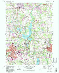 Kent Ohio Historical topographic map, 1:24000 scale, 7.5 X 7.5 Minute, Year 1994