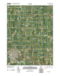 Kenton Ohio Historical topographic map, 1:24000 scale, 7.5 X 7.5 Minute, Year 2010