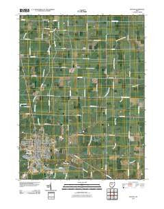 Kenton Ohio Historical topographic map, 1:24000 scale, 7.5 X 7.5 Minute, Year 2010
