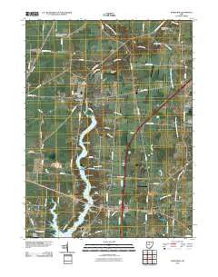 Kilbourne Ohio Historical topographic map, 1:24000 scale, 7.5 X 7.5 Minute, Year 2010