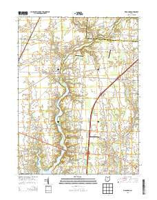 Kilbourne Ohio Historical topographic map, 1:24000 scale, 7.5 X 7.5 Minute, Year 2013