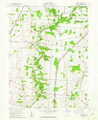 Kilbourne Ohio Historical topographic map, 1:24000 scale, 7.5 X 7.5 Minute, Year 1961