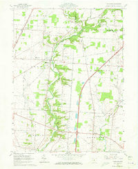 Kilbourne Ohio Historical topographic map, 1:24000 scale, 7.5 X 7.5 Minute, Year 1961