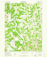 Killbuck Ohio Historical topographic map, 1:24000 scale, 7.5 X 7.5 Minute, Year 1962