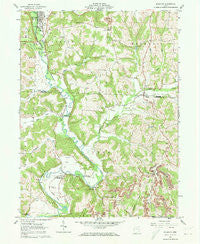 Killbuck Ohio Historical topographic map, 1:24000 scale, 7.5 X 7.5 Minute, Year 1962