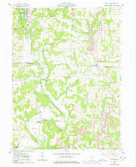 Killbuck Ohio Historical topographic map, 1:24000 scale, 7.5 X 7.5 Minute, Year 1962