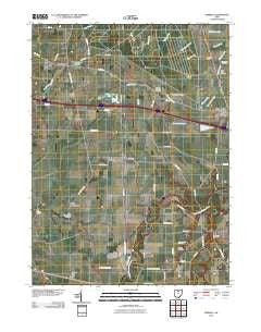 Kimball Ohio Historical topographic map, 1:24000 scale, 7.5 X 7.5 Minute, Year 2010