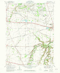 Kimball Ohio Historical topographic map, 1:24000 scale, 7.5 X 7.5 Minute, Year 1969