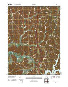 Kimbolton Ohio Historical topographic map, 1:24000 scale, 7.5 X 7.5 Minute, Year 2010