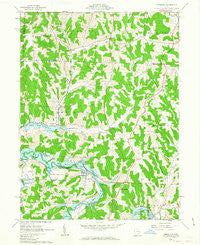 Kimbolton Ohio Historical topographic map, 1:24000 scale, 7.5 X 7.5 Minute, Year 1962