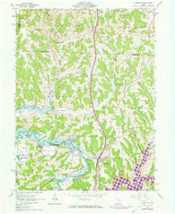 Kimbolton Ohio Historical topographic map, 1:24000 scale, 7.5 X 7.5 Minute, Year 1962